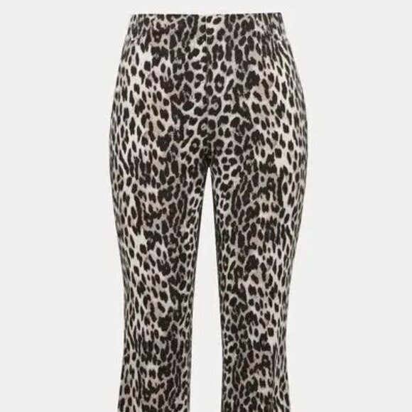 Joseph Ribkoff $205 252907 Leopard Print Flare Trousers Style 252907 Sz 22 NWT! - Picture 3 of 7